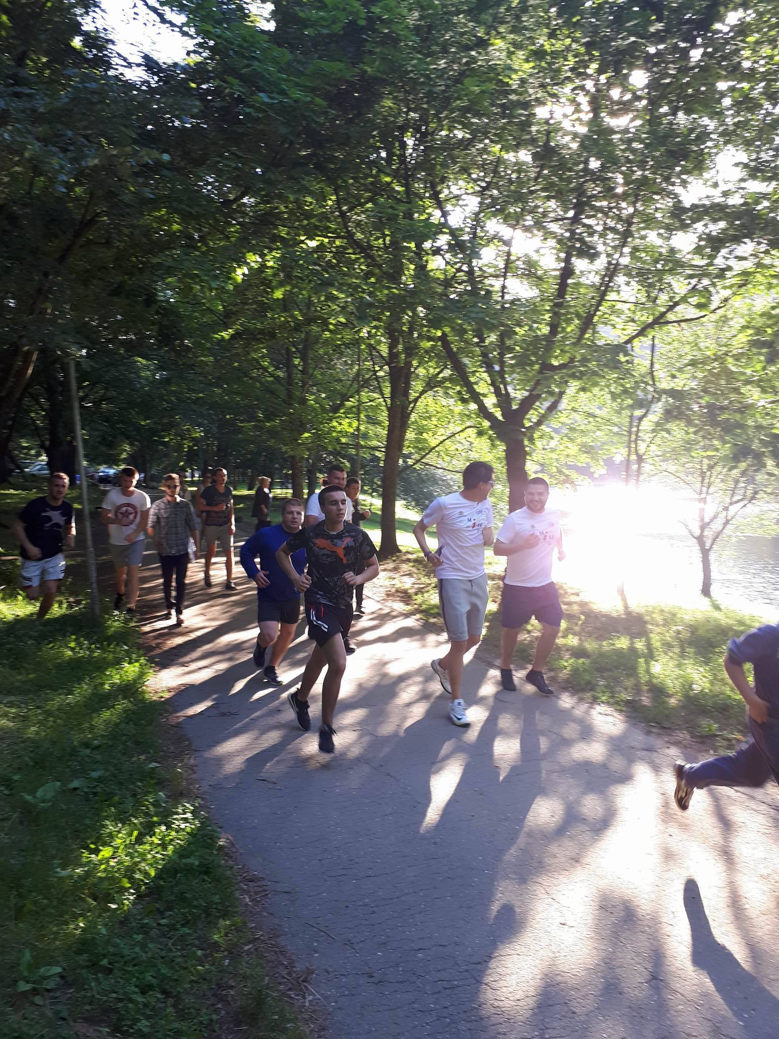 Youth pedestrian marathon