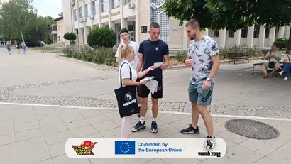 Young people taking part